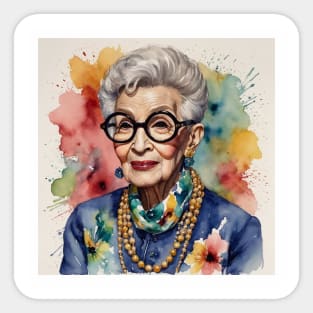 Iris Apfel Sticker